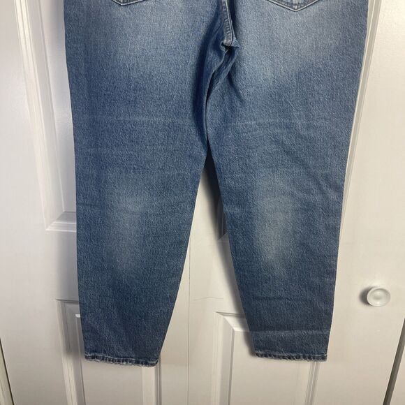 Good American High Rise Good Mom Jeans Womens Size 2/26 Medium Wash‎ Oversized - Picture 10 of 16